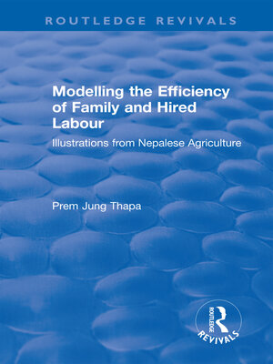 cover image of Modelling the Efficiency of Family and Hired Labour